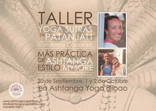Seminario de Yoga Sutras con Anna Costanza